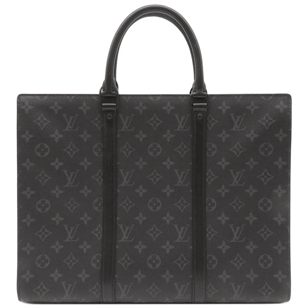 ルイヴィトン LOUIS VUITTON サックプラ ホリゾンタルジップ M45265 モノグラムエクリプス モノグラムエクリプスキャンバス  2WAYバッグ マットブラック金具 黒 トートバッグ ビジネスバッグ