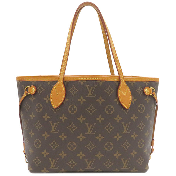 ルイヴィトン LOUIS VUITTON ネヴァーフル PM M40155 モノグラム モノグラムキャンバス トートバッグ ゴールド金具 茶