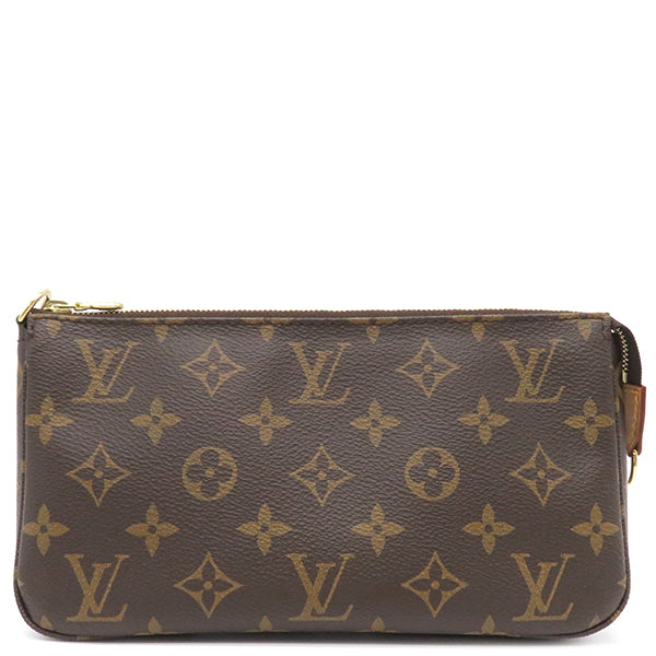 ルイヴィトン LOUIS VUITTON ポシェット アクセソワール M40712 モノグラム モノグラムキャンバス アクセサリーポーチ 茶  ハンドバッグ