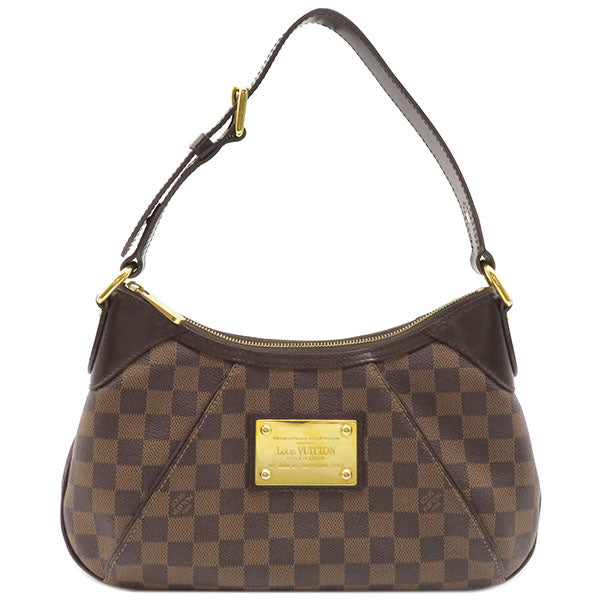 ルイヴィトン LOUIS VUITTON テムズPM N48180 ダミエ ダミエキャンバス ショルダーバッグ ゴールド金具 茶 ハンドバッ