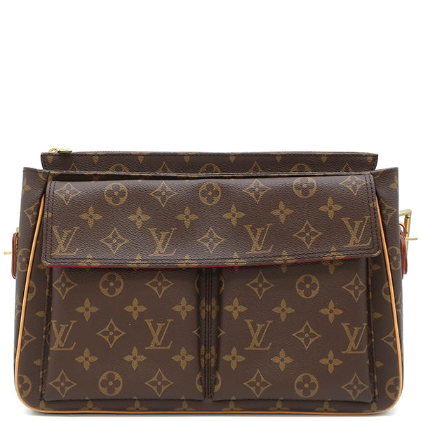 ルイヴィトン LOUIS VUITTON ヴィバシテ GM M51163 モノグラム モノグラムキャンバス ショルダーバッグ ゴールド金具 茶