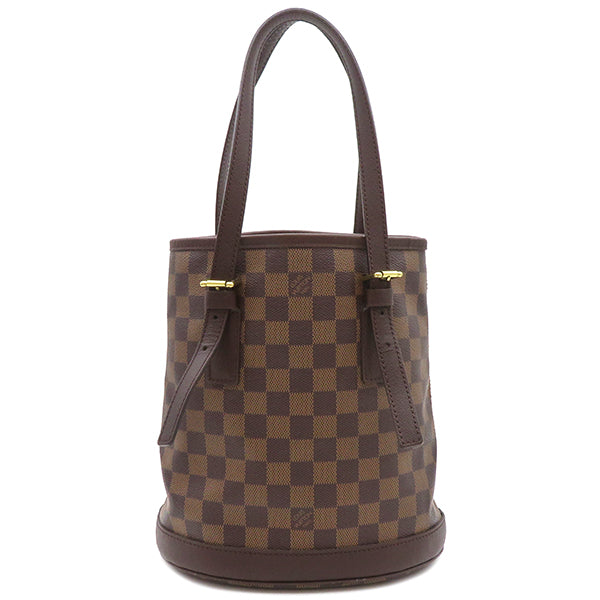 ルイヴィトン LOUIS VUITTON マレ N42240 ダミエエベヌ ダミエキャンバス ハンドバッグ ゴールド金具 茶 赤 トートバッ