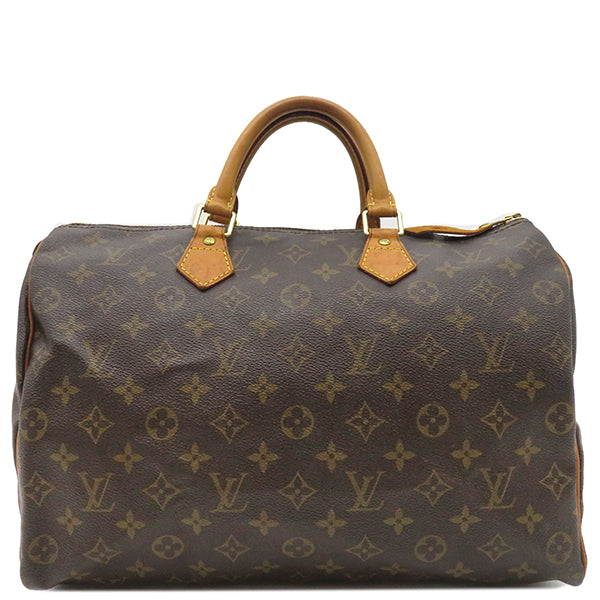 ルイヴィトン LOUIS VUITTON スピーディ35 M41524 モノグラム モノグラムキャンバス ボストンバッグ ゴールド金具 茶