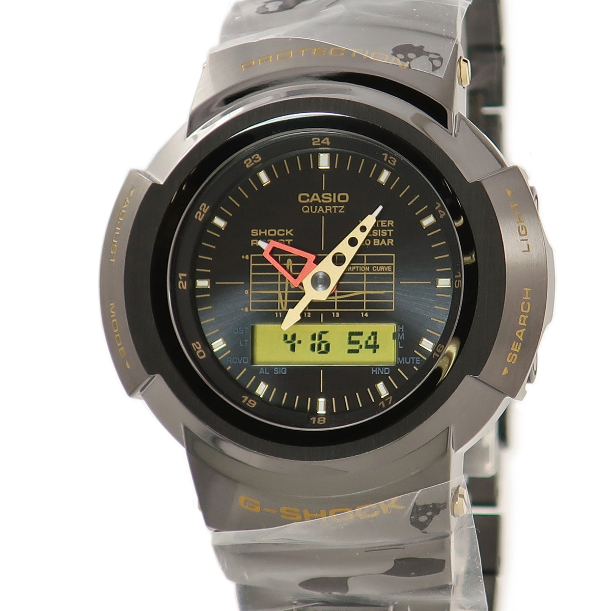 カシオ CASIO G-SHOCK×PORTER フルメタル AWM-500GC-1AJR クオーツ メンズ 未使用 タフソーラー 電波時計