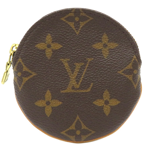 ルイヴィトン LOUIS VUITTON ポルトモネ ロン M61926 モノグラム モノグラムキャンバス コインケース ゴールド金具 茶