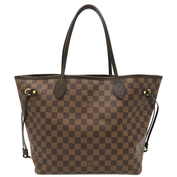 ルイヴィトン LOUIS VUITTON ネヴァーフル MM N51105 スリーズ ダミエキャンバス トートバッグ ゴールド金具 茶