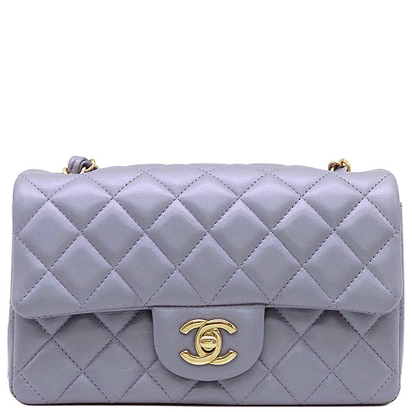 シャネル CHANEL ミニ マトラッセ 20 A69900 メタリックパープル ...