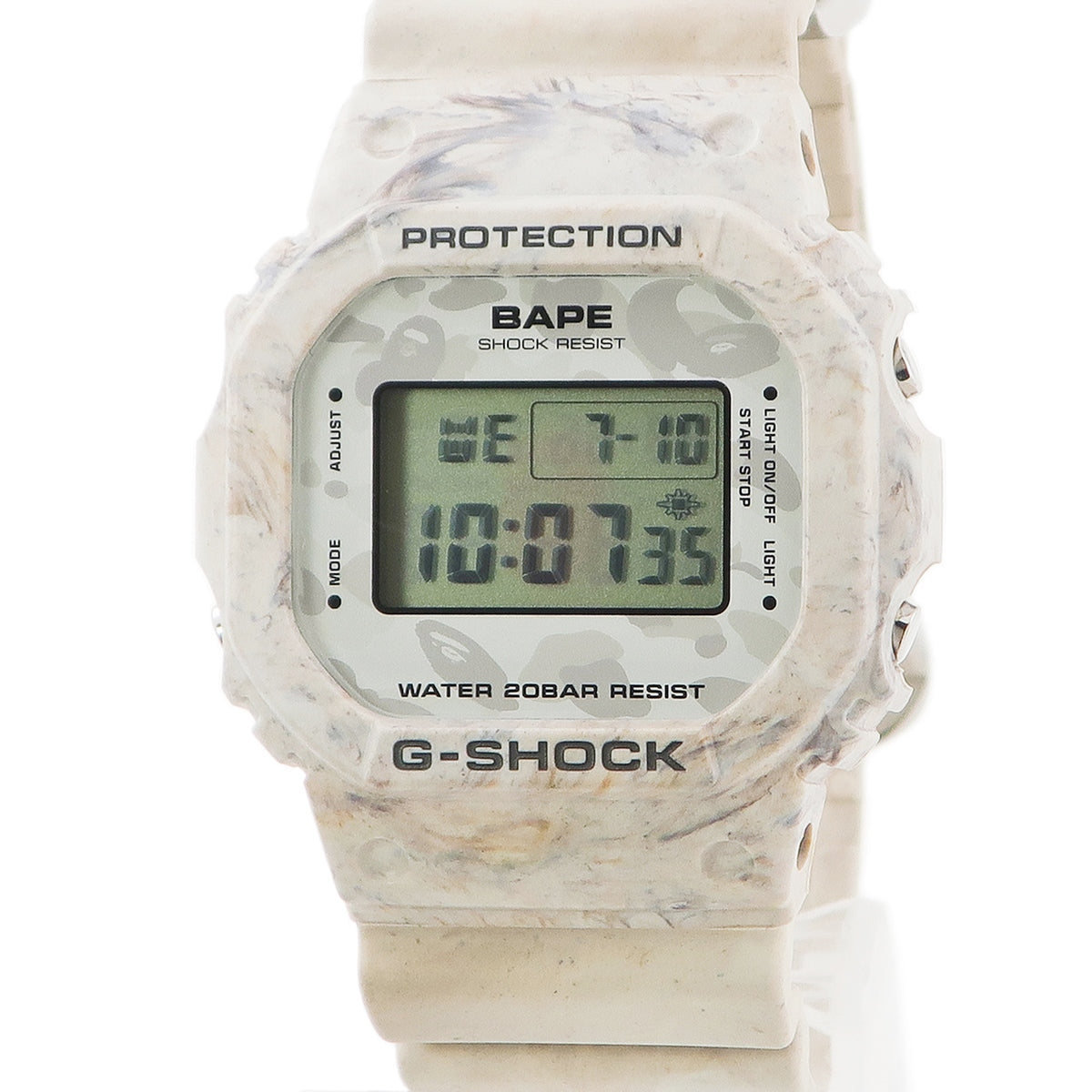 カシオ CASIO G-SHOCK DW-5600VT クオーツ メンズ 男性 クウォーツ APEコラボモデル ステンレス デジタル 防水