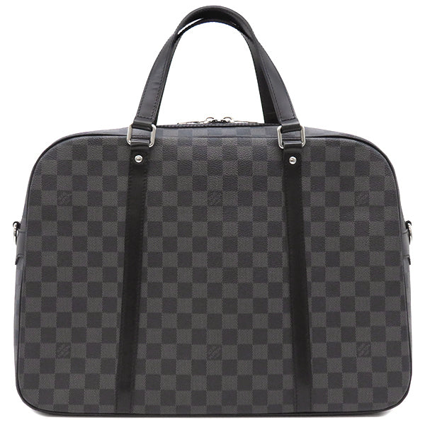 ルイヴィトン LOUIS VUITTON ヨーン N48118 ダミエグラフィット ダミエグラフィットキャンバス ビジネスバッグ シルバー金具  ブリーフケース ショルダーストラップ欠品