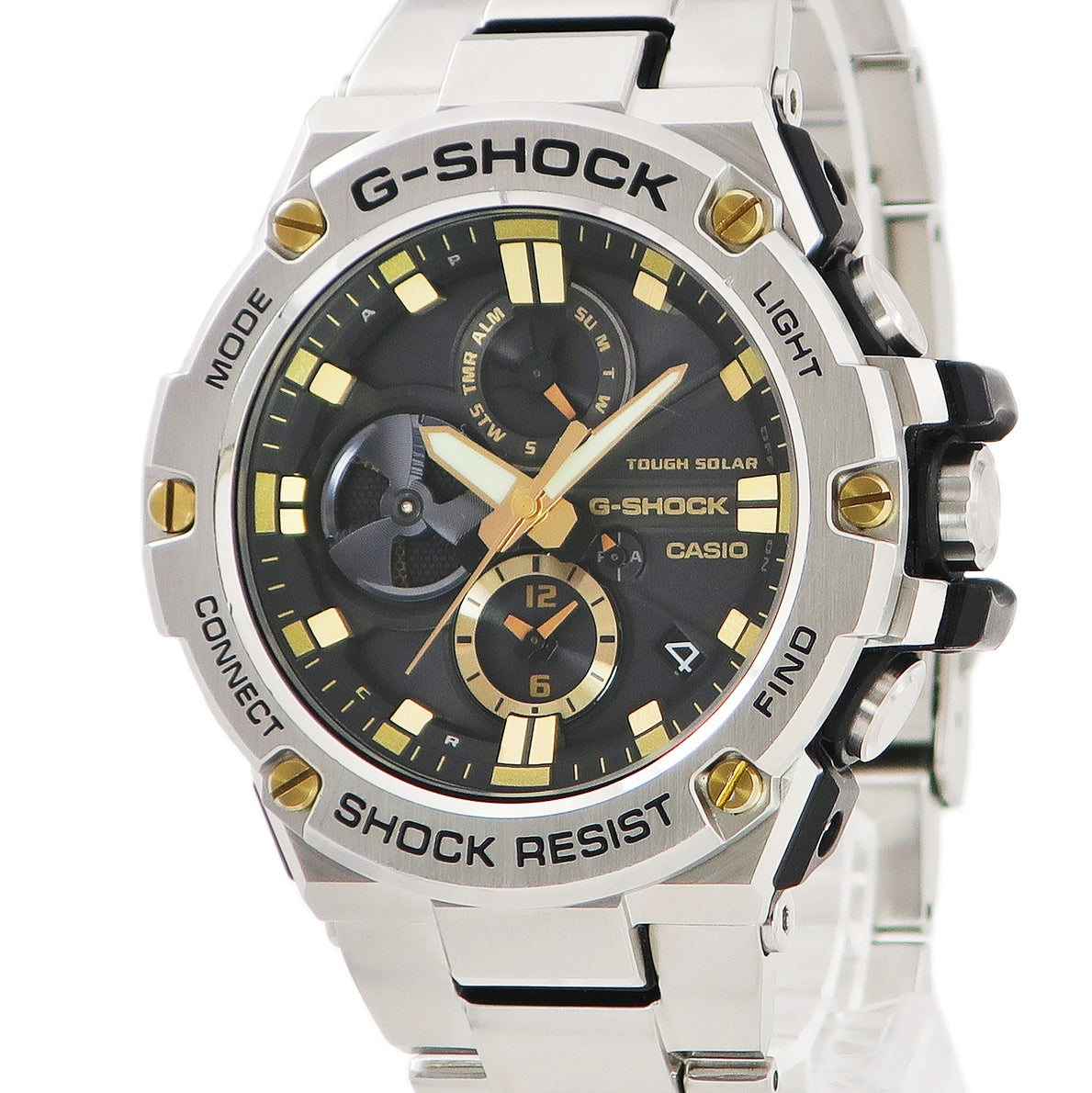 カシオ CASIO G-SHOCK GST-B100シリーズ GST-B100D-1A9JF ソーラー メンズ タフソーラー GMT 耐衝撃