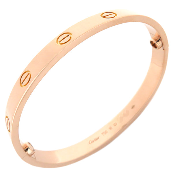 カルティエ Cartier LOVE ラブブレス B6067416 ピンクゴールド K18PG #16 ブレスレット 750 18K 18金