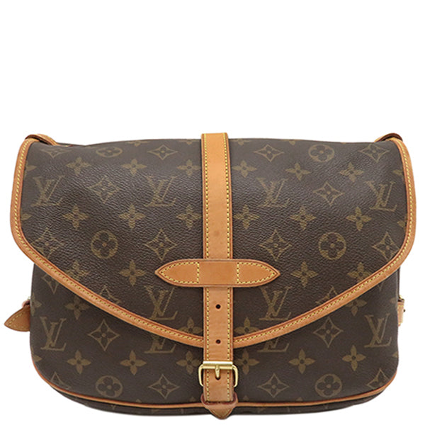 ルイヴィトン LOUIS VUITTON ソミュール 30 M42256 モノグラム モノグラムキャンバス ショルダーバッグ ゴールド金具