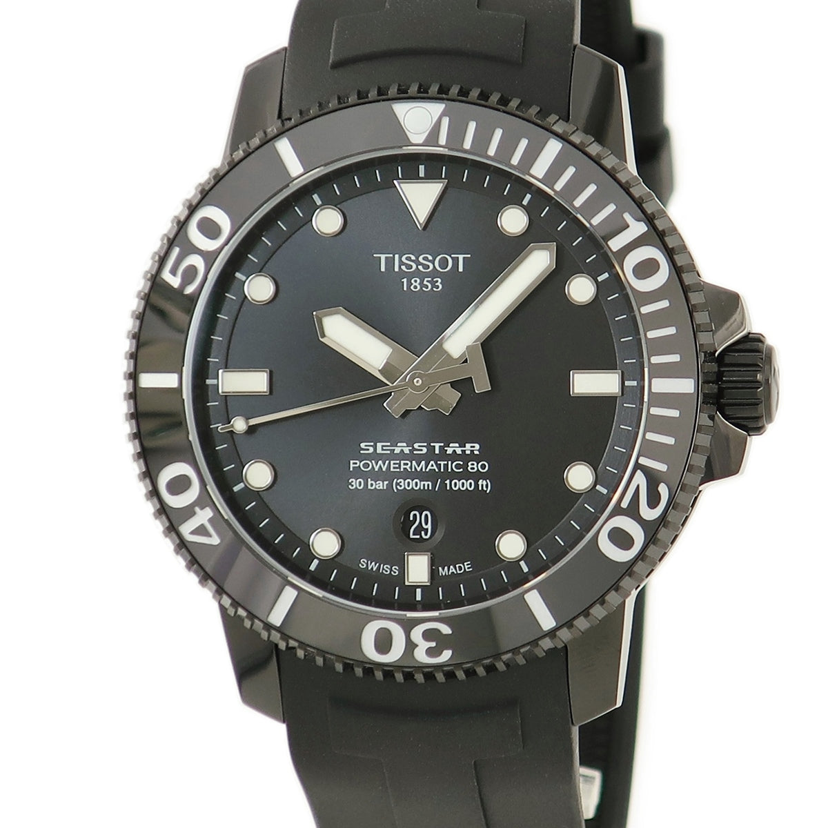 ティソ TISSOT シースター 1000 オートマティック T120.407.37.051.00 自動巻き メンズ 未使用 黒