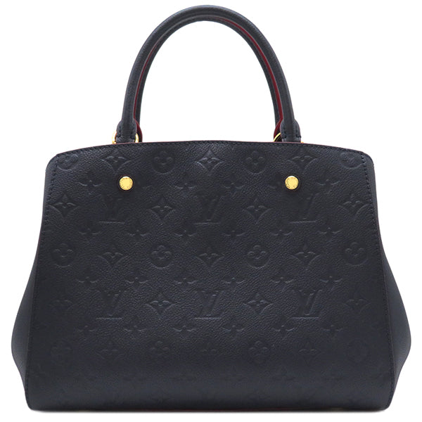 ルイヴィトン LOUIS VUITTON モンテーニュ MM M42746 マリーヌルージュ モノグラムアンプラント 2WAYバッグ ゴールド金具  ショルダー ハンドバッグ