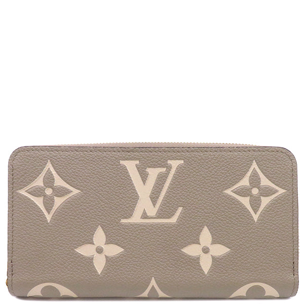 ルイヴィトン LOUIS VUITTON ジッピー ウォレット M69794 トゥルトレールクレーム バイカラーモノグラムアンプラント 長財布  ゴールド金具 グレージュ ラウンドファスナー