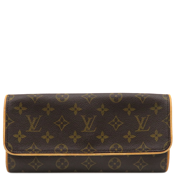 ルイヴィトン LOUIS VUITTON ポシェットツインGM M51852 モノグラム モノグラムキャンバス ショルダーバッグ ゴールド金