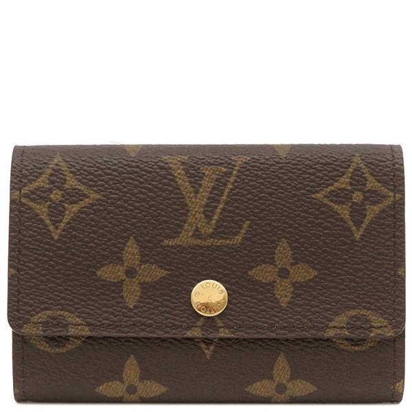 ルイヴィトン LOUIS VUITTON ミュルティクレ 6 M62630 モノグラム モノグラムキャンバス キーケース ゴールド金具 茶 6連 6本