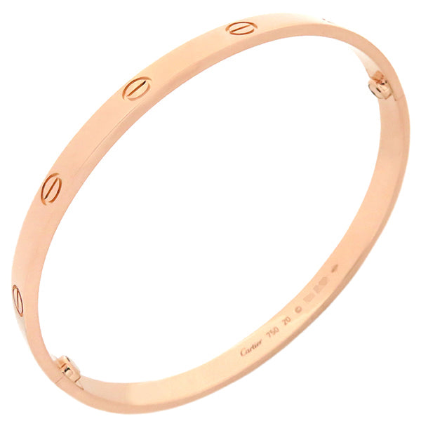 カルティエ Cartier LOVE ラブブレス B6067420 ピンクゴールド K18PG #20 ブレスレット 750 18K 18金