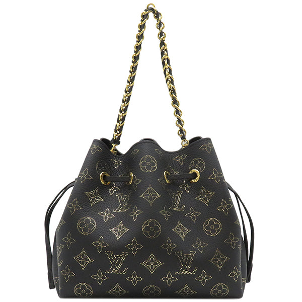 ルイヴィトン LOUIS VUITTON ベラ M23392 ブラック マヒナカーフスキンレザー 2WAYバッグ ゴールド金具 ショルダー