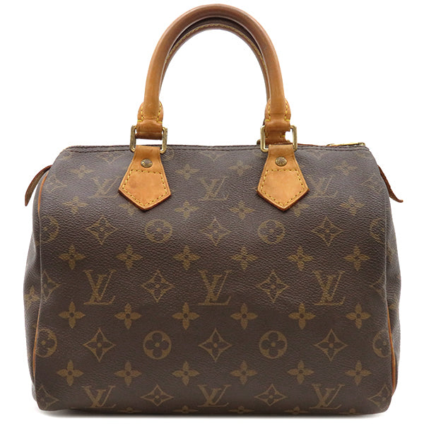 ルイヴィトン LOUIS VUITTON スピーディ 25 M41109 モノグラム モノグラムキャンバス ハンドバッグ ゴールド金具 茶  ボストンバッグ 鍵/パドロックの欠品