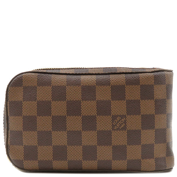 ルイヴィトン LOUIS VUITTON ジェロニモス N51994 ダミエエベヌ ダミエキャンバス ボディバッグ ゴールド金具 茶 ウエス