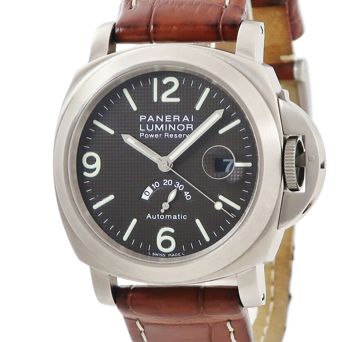 パネライ PANERAI ルミノール パワーリザーブ PAM00057 自動巻き メンズ C番 ブラウン