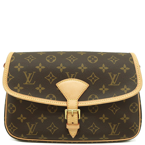 ルイヴィトン LOUIS VUITTON ソローニュ M42250 モノグラム モノグラムキャンバス ショルダーバッグ ゴールド金具 茶 斜め掛け