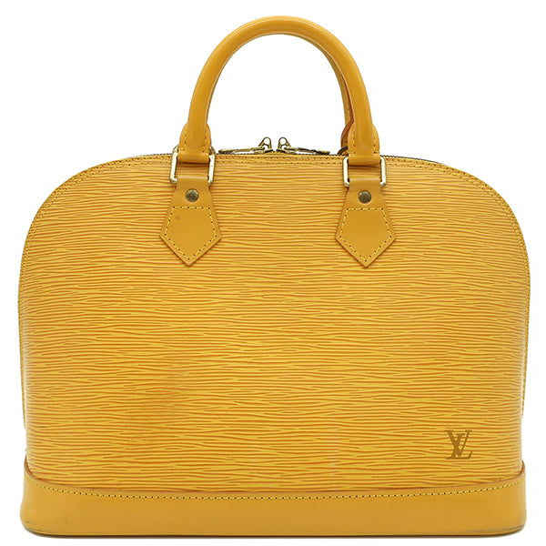 ルイヴィトン LOUIS VUITTON アルマ PM M52419 エピXタッシリイエロー エピレザー ハンドバッグ ゴールド金具 黄  鍵・パドロック欠品