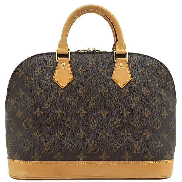 ルイヴィトン LOUIS VUITTON アルマ PM M51130 モノグラム モノグラムキャンバス ハンドバッグ ゴールド金具 茶  鍵・パドロック欠品