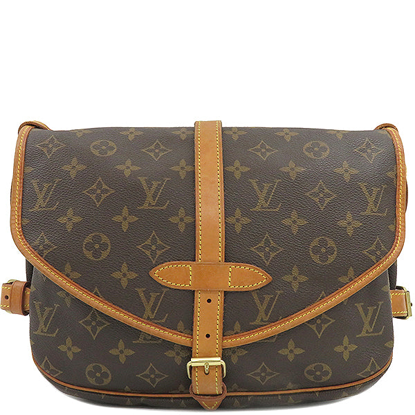 ルイヴィトン LOUIS VUITTON ソミュール 30 M42256 モノグラム モノグラムキャンバス ショルダーバッグ ゴールド金具