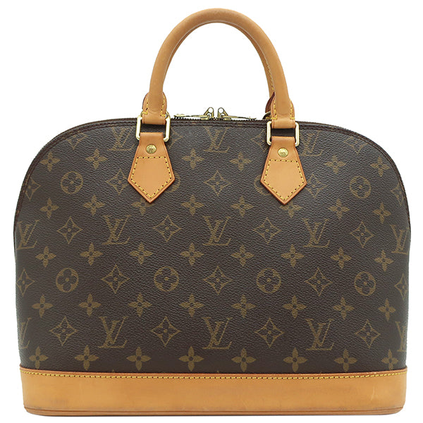 ルイヴィトン LOUIS VUITTON アルマ PM M51130 モノグラム モノグラムキャンバス ハンドバッグ ゴールド金具 茶  鍵・パドロック欠品