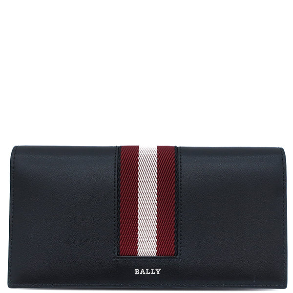 バリー BALLY バリロ BALIRO 6302794 ブラック ボヴィンレザー 長財布 シルバー金具 新品 未使用 黒 2