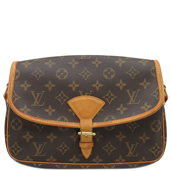 ルイヴィトン LOUIS VUITTON ソローニュ M42250 モノグラム モノグラムキャンバス ショルダーバッグ ゴールド金具 茶 斜め掛け