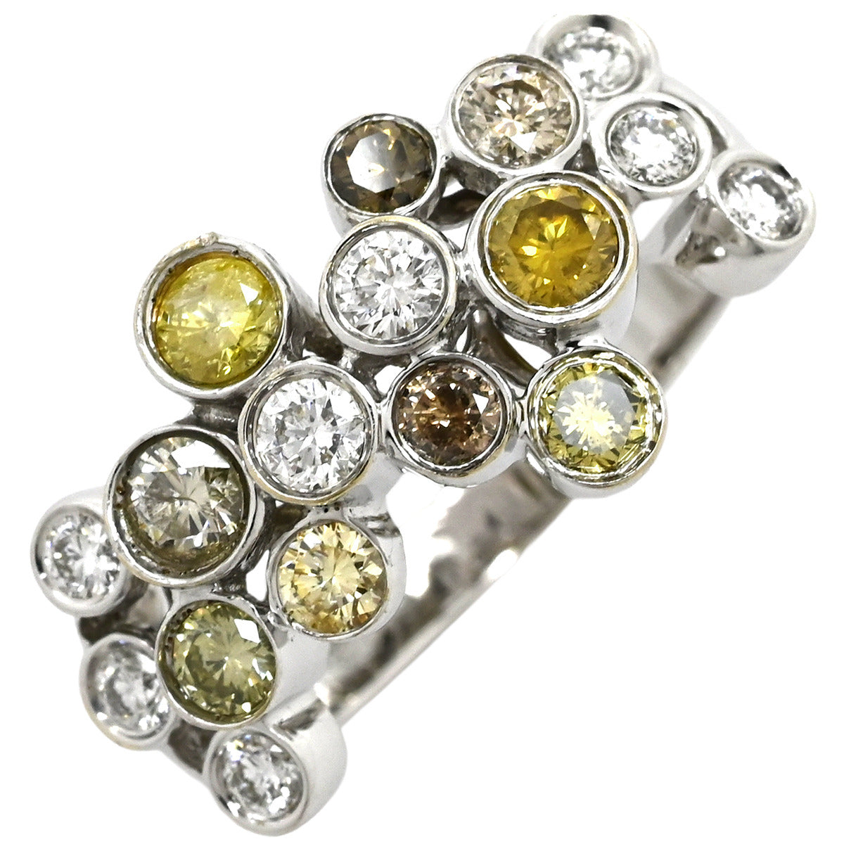 クレージュ｜ダイヤモンドリング｜K18ホワイトゴールド｜６号 クレージュ｜ダイヤモンドリング｜K18ホワイトゴールド｜6号