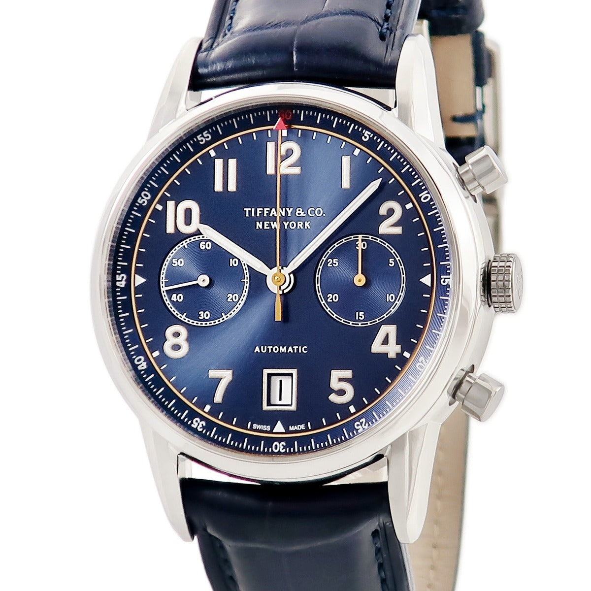 新品タグ付AmeriVINTAGEMEDI2WAYCURTAINROMPERS ティファニー Tiffany & Co CT60 クロノグラフ 34668396 自動