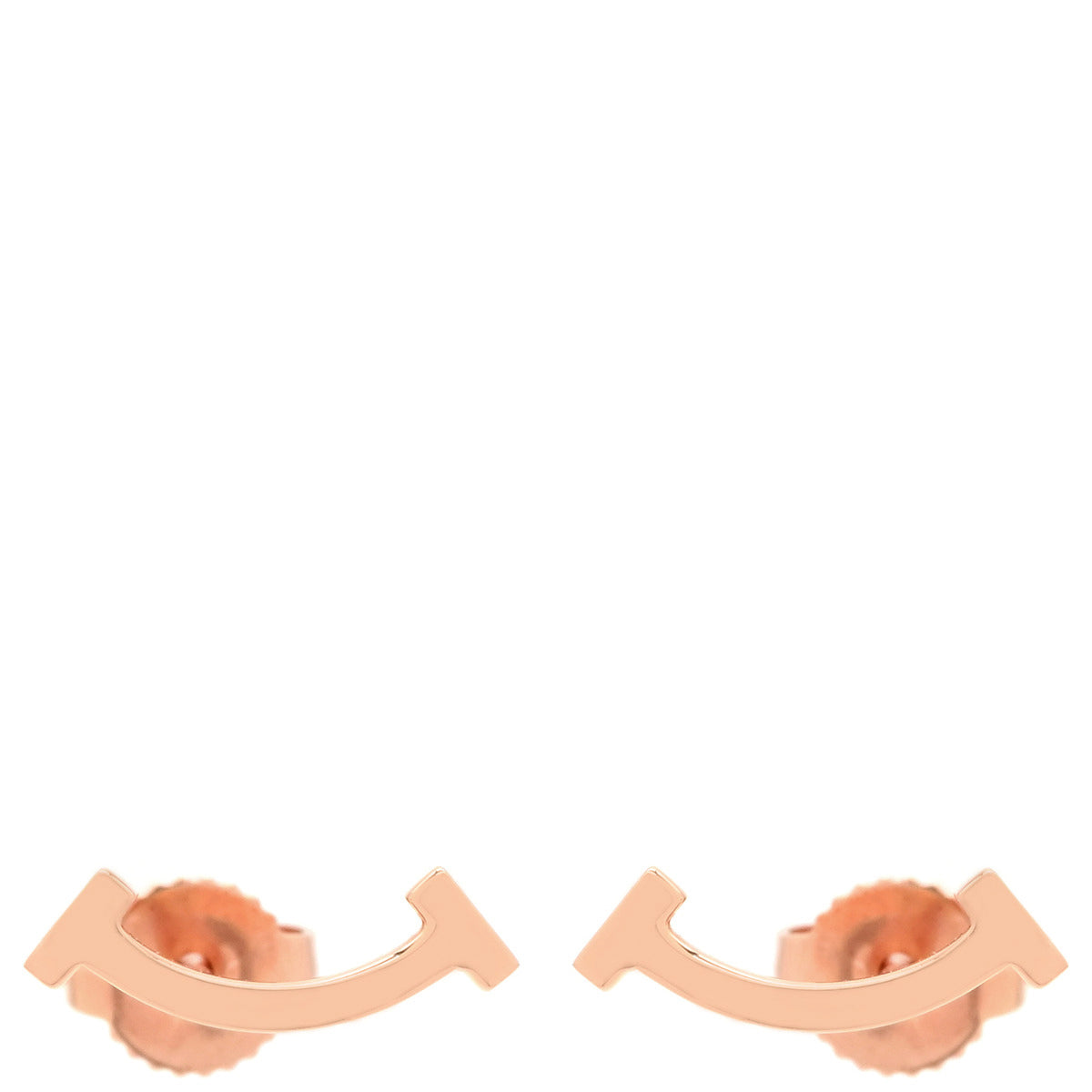 ティファニー Tiffany & Co Tスマイル ローズゴールド K18PG ピアス