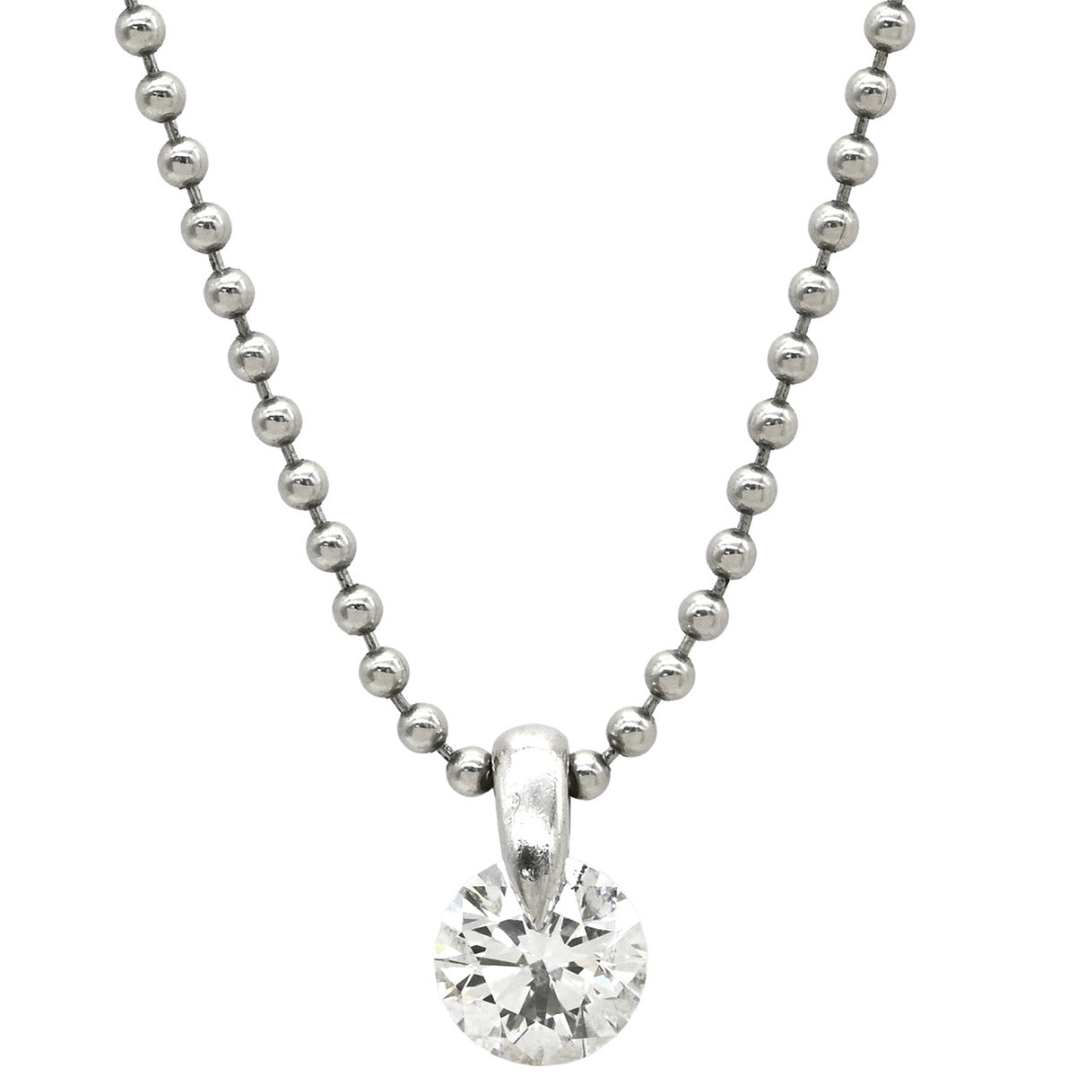 ノンブランド NON BRAND ダイヤ ペンダント プラチナシルバー Pt900