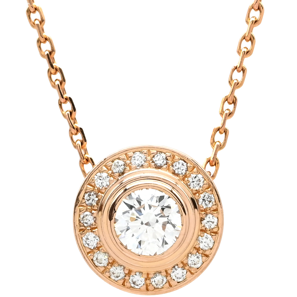 カルティエ Cartier ダムール ピンクゴールド ネックレス ダイヤモンド