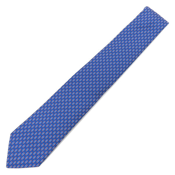 エルメス HERMES オセアンH 7cm マリン×シエル×オレンジ シルク