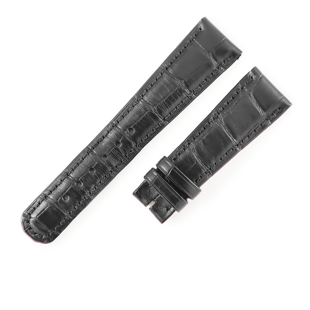 ランゲ&ゾーネ LANGE&SOHNE 純正 クロコ ベルト ブラック クロコダイル