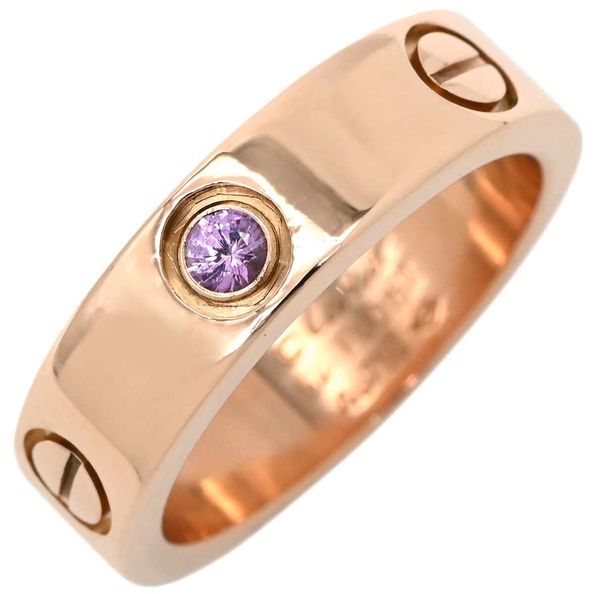 カルティエ Cartier ラブリング ピンクサファイア ピンクゴールド #54