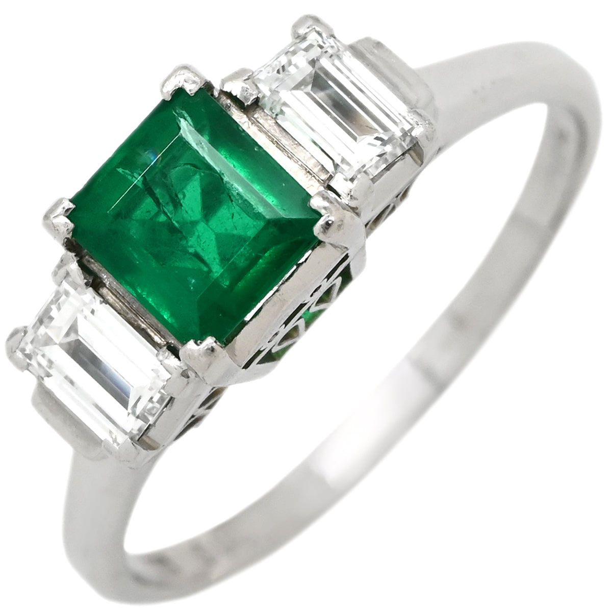 ノンブランド NON BRAND エメラルド 0.84ct ダイヤモンド 0.53ct