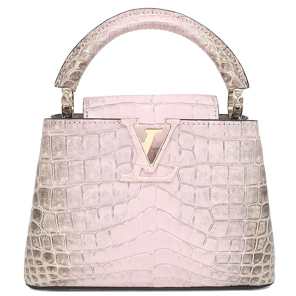 ルイヴィトン LOUIS VUITTON カプシーヌ MINI ピンク系 クロコダイル