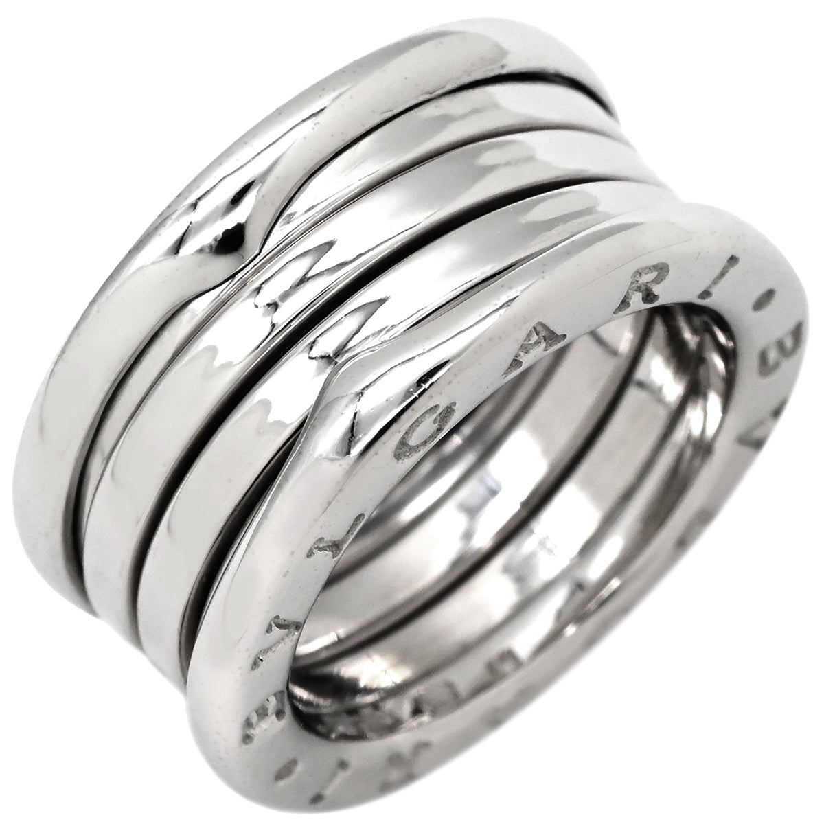 ブルガリ Bvlgari ビーゼロワン B-zero1 3バンドリング ホワイト