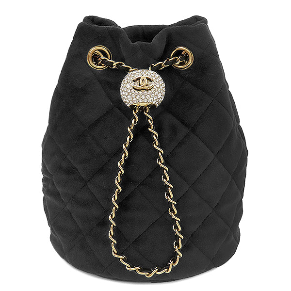NR9 kt12258tm【CHANEL】ドローストリングバッグ ベルベットマトラッセ NR9 kt12258tm【CHANEL】ドローストリングバッグ ベルベットマトラッセ