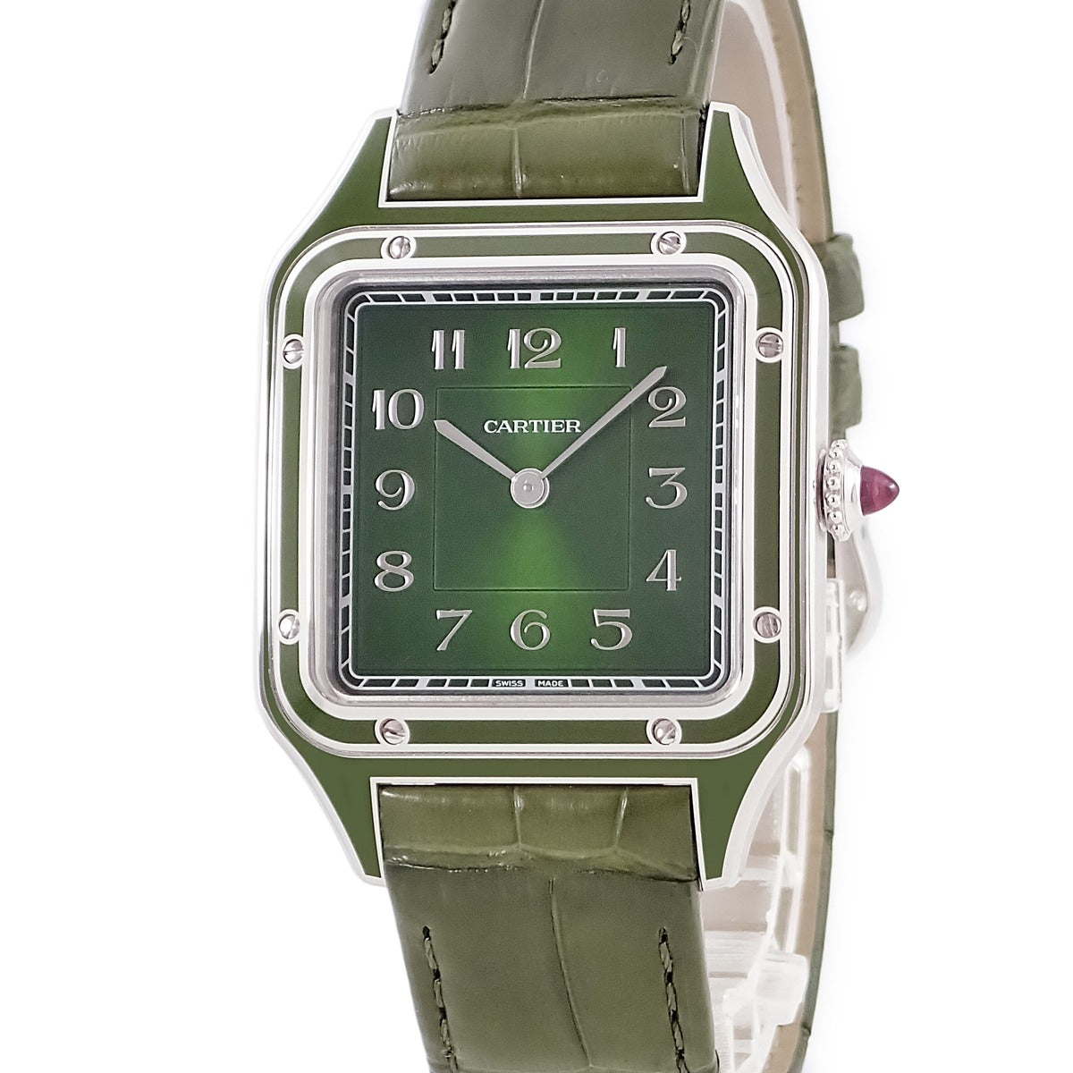 カルティエ Cartier サントス デュモン LM ラッカー WGSA0096 手巻き