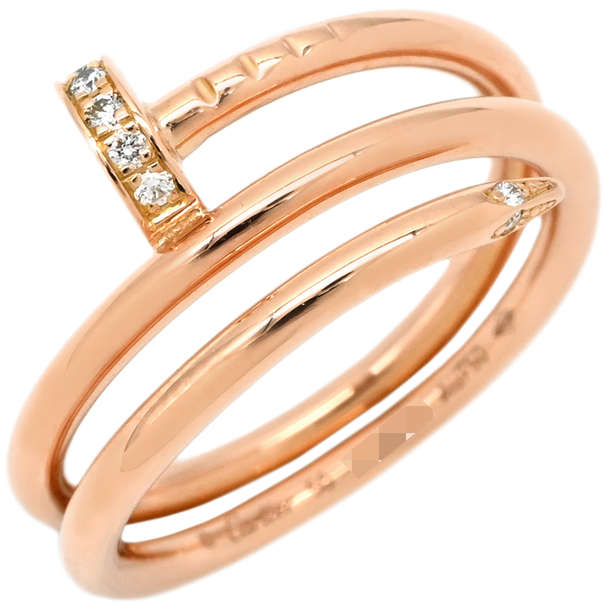カルティエ Cartier ジュストアンクル ダブル ダイヤ B4210800 ピンク