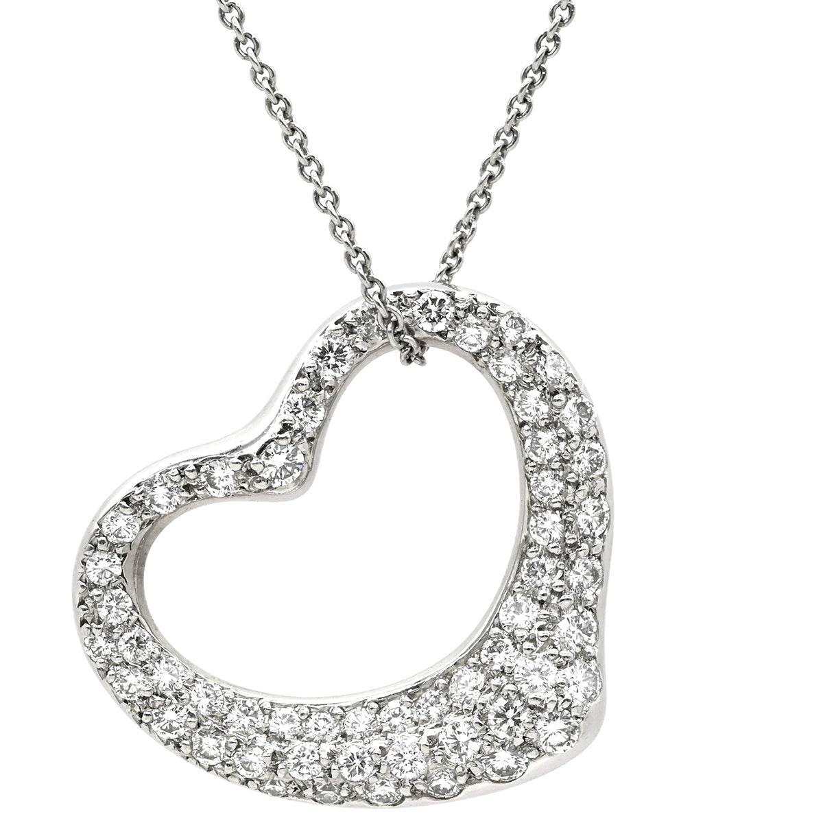 ティファニー Tiffany & Co オープンハート パヴェダイヤ 60019915