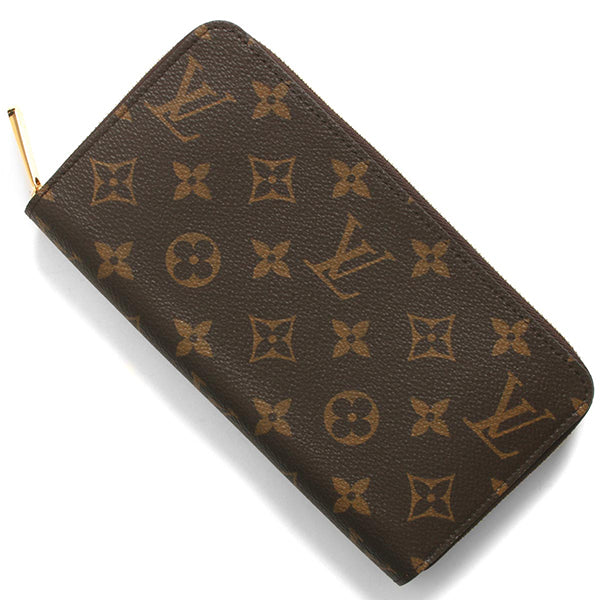 ルイヴィトン LOUIS VUITTON ジッピー ウォレットモノグラム M42616 モノグラムキャンバス 長財布 ゴールド金具