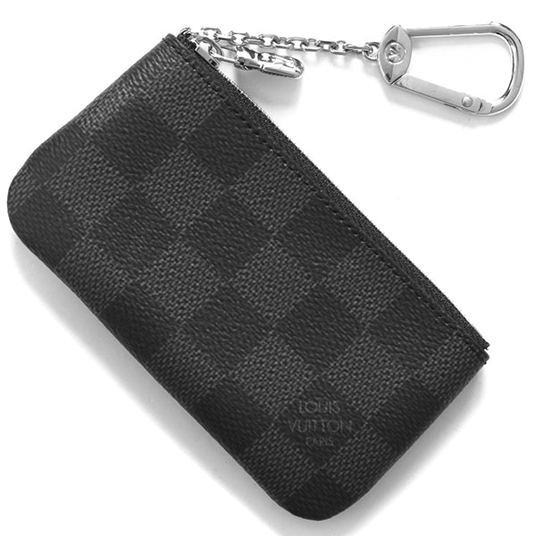 ルイヴィトン LOUIS VUITTON ポシェット クレダミエ グラフィット N60155 ダミエグラフィットキャンバス コインケース シルバー金具